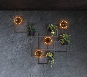1005 - Varese wall rack horizontal 