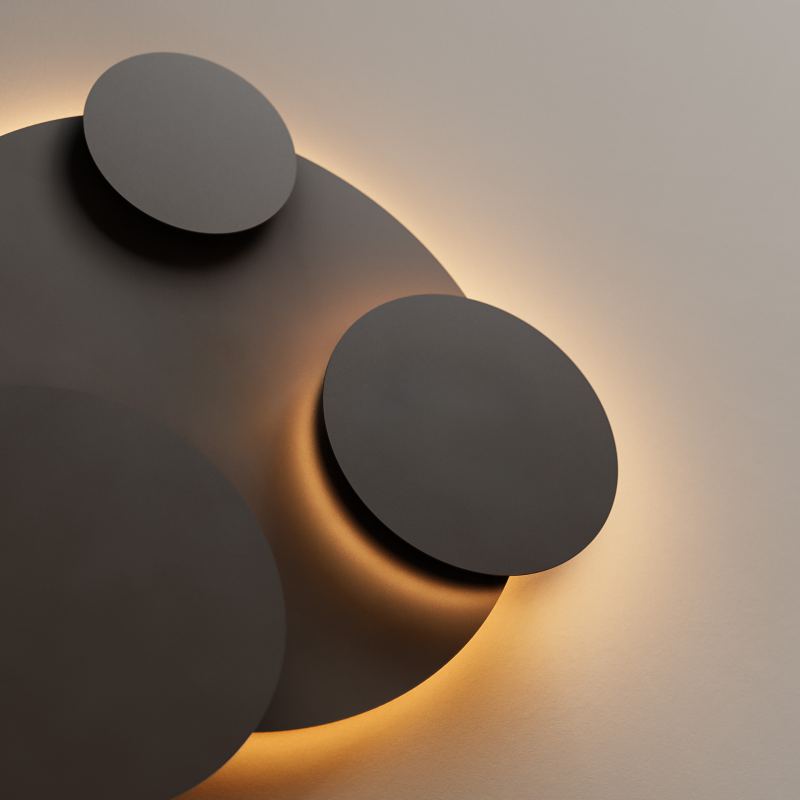 1750 - Iseo wall lamp circle 