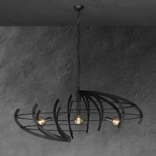 2408 - Terra hanging lamp oval 150cm 