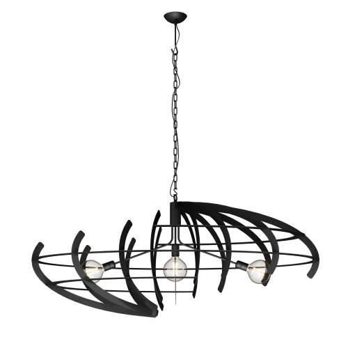 2408 - Terra hanging lamp oval 150cm 
