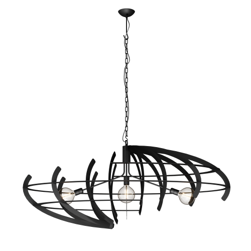 2408 - Terra hanging lamp oval 150cm 