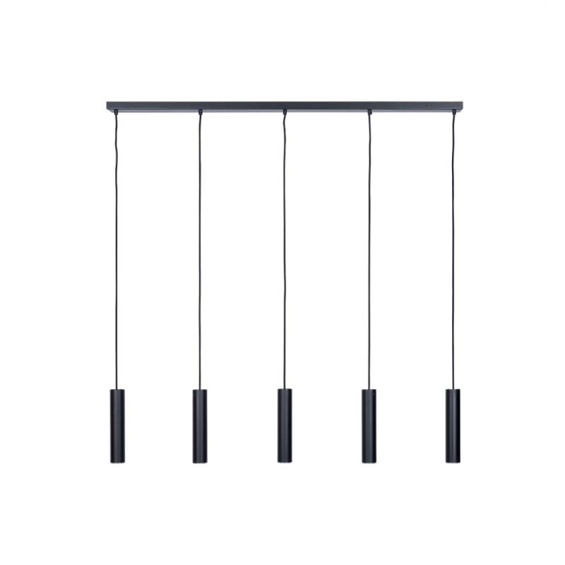 3150 - Salerno hanglamp recht 120cm - 5 lichts 