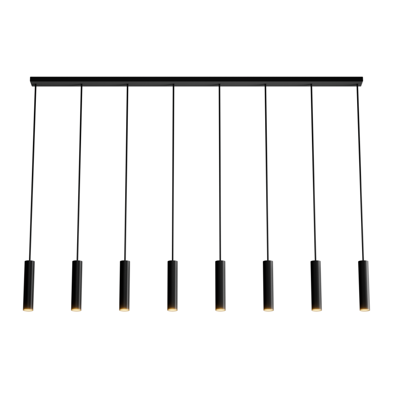 3151 - Salerno hanging lamp straight 170cm - 8 lights 