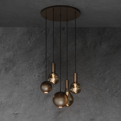 4580 - Gerace pendant lamp Ø50cm - 5 Lights 
