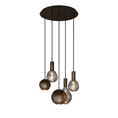 4580 - Gerace pendant lamp Ø50cm - 5 Lights 