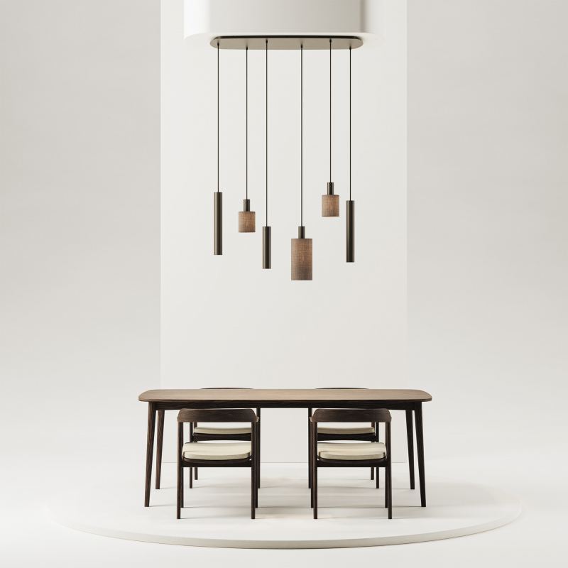 1810-Portofino Pendant Light, Danish Oval