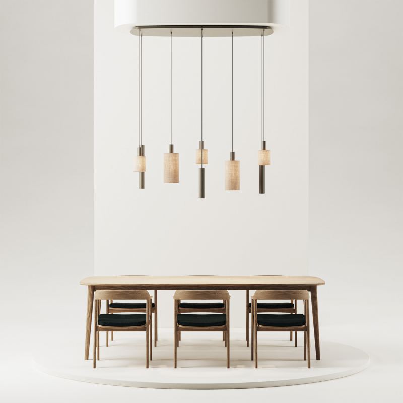 1815-Portofino Pendant Light, Danish Oval