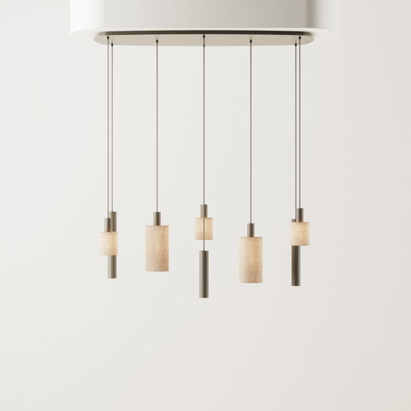1815-Portofino Pendant Light, Danish Oval