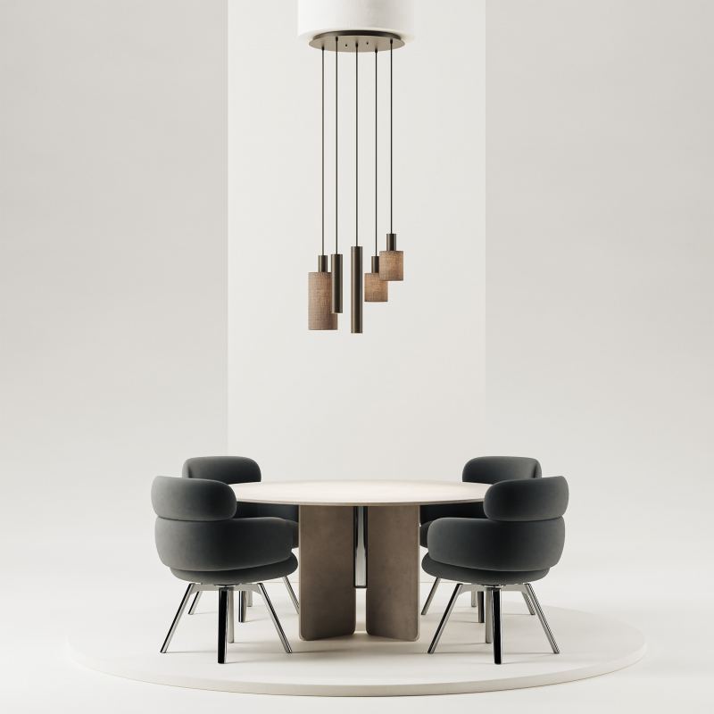 1832-Portofino Round Pendant Light 