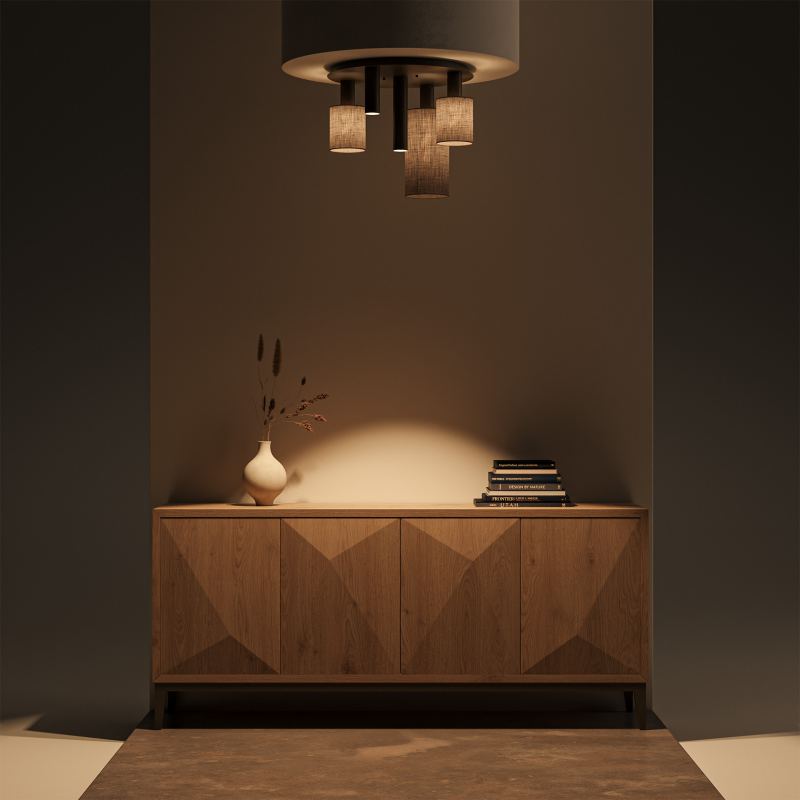 1840-Portofino Round Ceiling Light 
