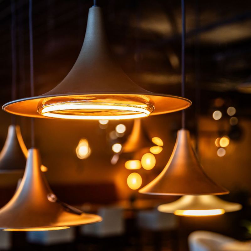 6730 - Arezzo pendant lamp straight 145cm - 7 lights 