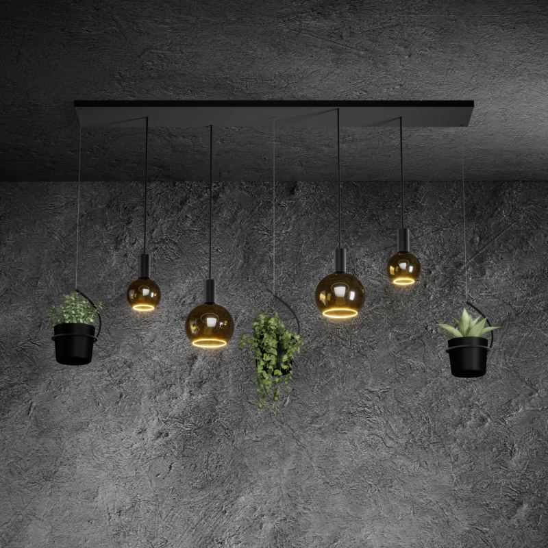 2805 - Bryggen plant lamp straight 