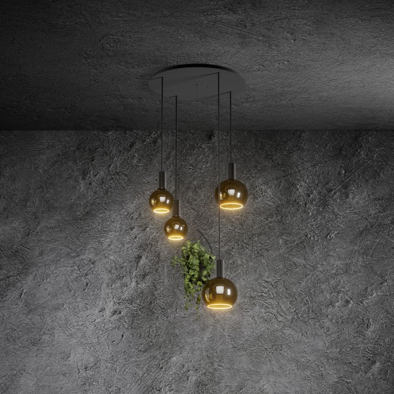 2815 - Bryggen plant lamp round 