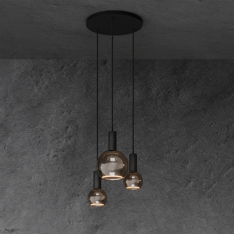 40077 - Segula 007 hanging lamp round Ø35 cm - 3 lights  