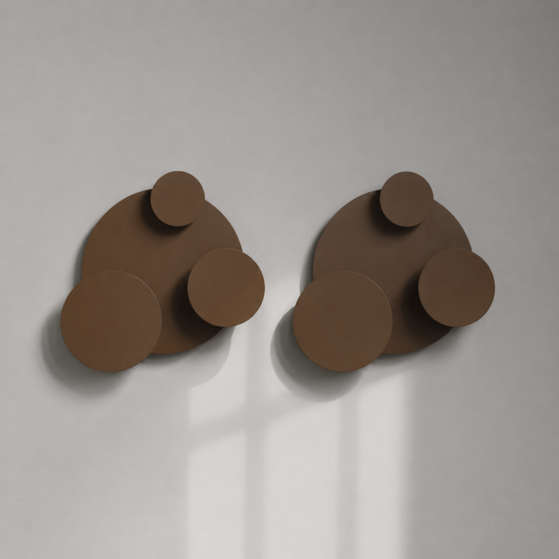 Iseo 1760 wall light, Ø30 cm 