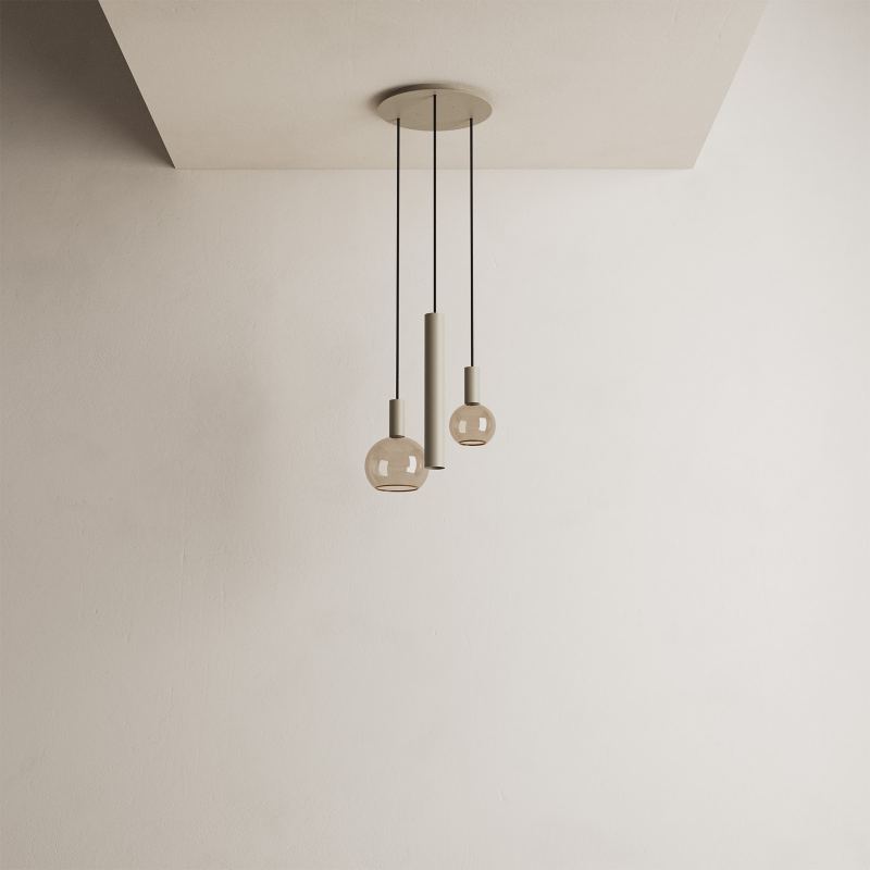 4350 - Riva pendant lamp round Ø35 cm - 3 lights 