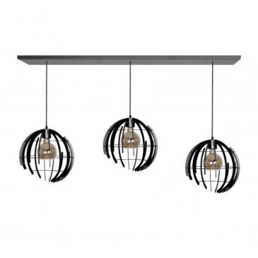 2405 - Terra hanging lamp straight 170cm - 3 lights