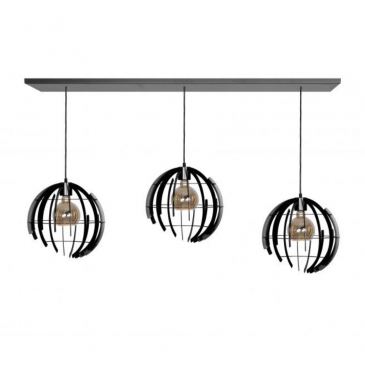 2405 - Terra hanging lamp straight 170cm - 3 lights 