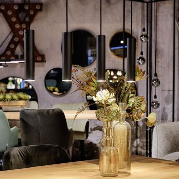 3151 - Salerno hanging lamp straight 170cm - 8 lights