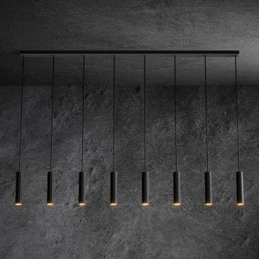 3151 - Salerno hanging lamp straight 170cm - 8 lights