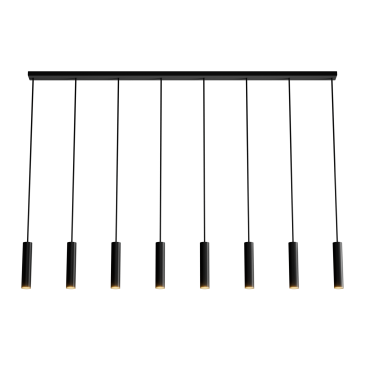 3151 - Salerno hanging lamp straight 170cm - 8 lights
