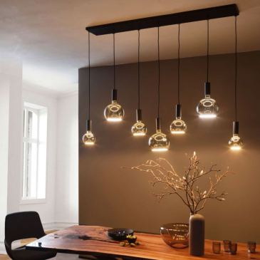 40071 - Segula 007 hanglamp recht 145cm - 7 lichts