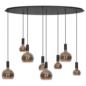 40073 - Segula 007 hanglamp ovaal 140cm - 8 lichts
