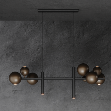 4400 - Urbino hanging lamp horizontal - 6 lights 