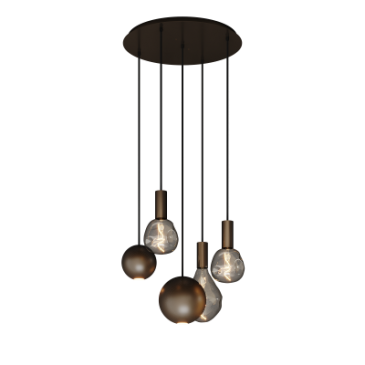 4580 - Gerace pendant lamp Ø50cm - 5 Lights