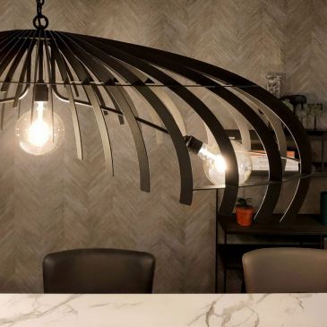 7703 - Omegna hanging lamp oval