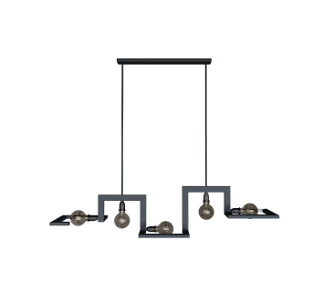 9510 - Tortona hanging lamp 5 lights 