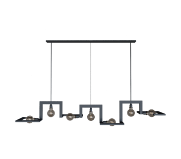 9525 - Tortona hanging lamp 7 lights