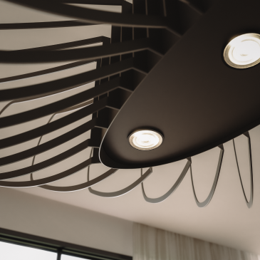 5840-Martani Oval Pendant Light Ø75 cm 