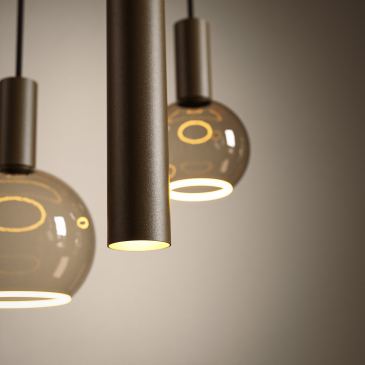 4300 - Riva hanging lamp straight 145cm - 7 Lights