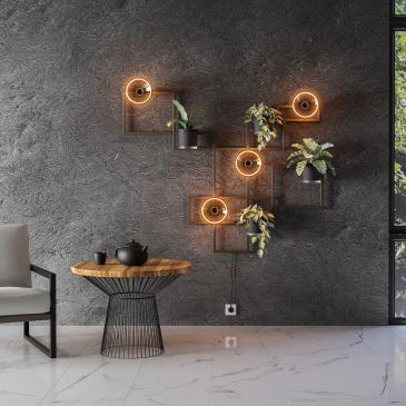 1005 - Varese wall rack horizontal