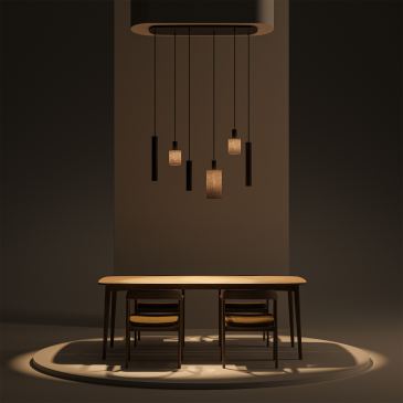 1810-Portofino Pendant Light, Danish Oval 