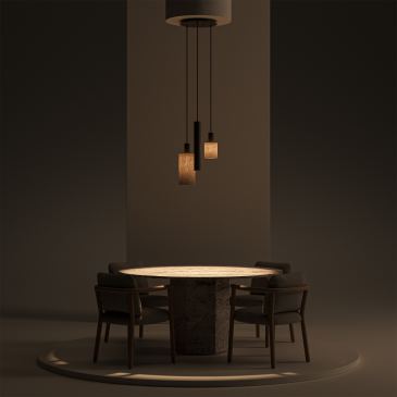 1830-Portofino Round Pendant Light 