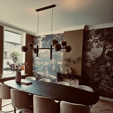 4400 - Urbino hanging lamp horizontal - 6 lights 