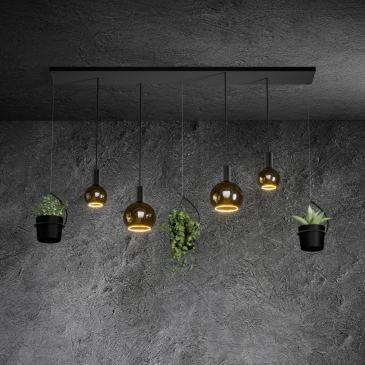 2805 - Bryggen plant lamp straight 