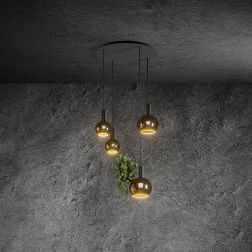 2815 - Bryggen plant lamp round 