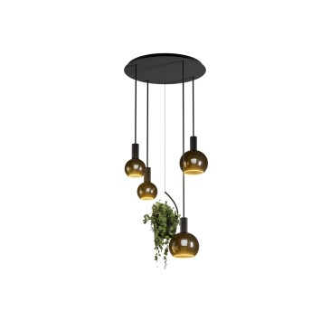 2815 - Bryggen plant lamp round 