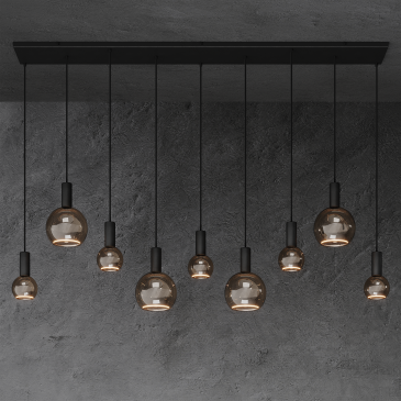 40074 - Segula 007 hanging lamp straight 170cm - 9 lights