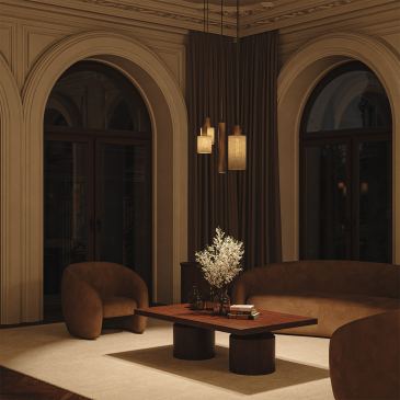 1832-Portofino Round Pendant Light 