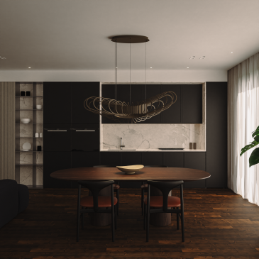 5840-Martani Oval Pendant Light Ø75 cm 