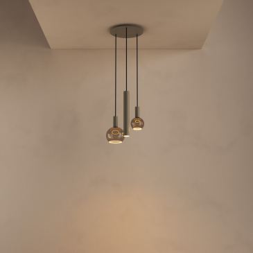 4350 - Riva pendant lamp round Ø35 cm - 3 lights 